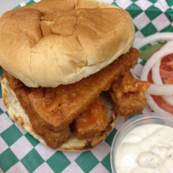 Tofu Finger Sandwich (Southern Style, Buffalo, Teriyaki, BBQ, or Korean BBQ)